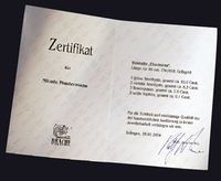 Zertifikat Zertifikat